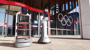 Robot Family at Winter Olympic