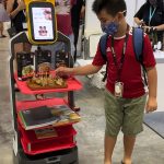 Waiter Robot served the breads from CommonWealth