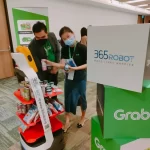 Robot Promoter at Grab Event